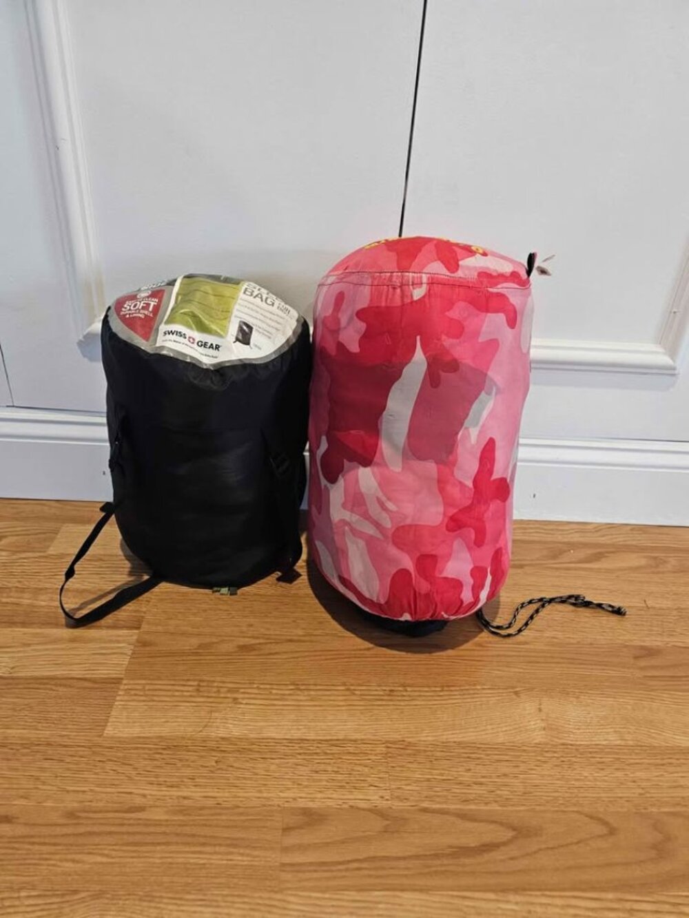 Two kids sleeping bags